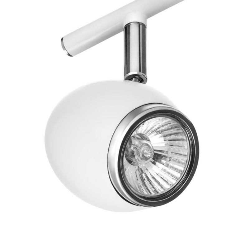 Lampa Sufitowa SPOT Light  4xGU10 Max.50W Biały z Wielokolorowym Wzorem w Delfina, Polski Producent, 1 szt.