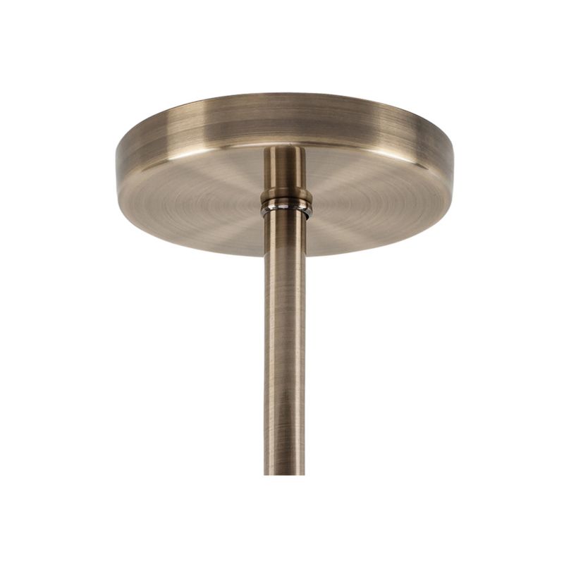 Lampa Sufitowa SPOT Light  5xE27 Max.60W Antyczna Patyna z Białymi Kloszami, Polski Producent, 1 szt.