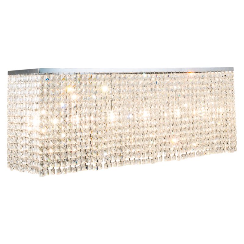 Lampa Sufitowa SPOT Light  6xE14 Max.40W Połączenie Chromu z Delikatnymi Transparentnymi Kryształami, 1 szt.