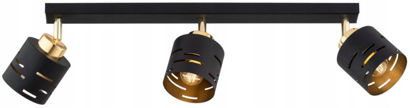 Lampa Sufitowa Szyna Elko-Lighting 3-Punktowa Regulowana Vox E27 czarny 1 szt
