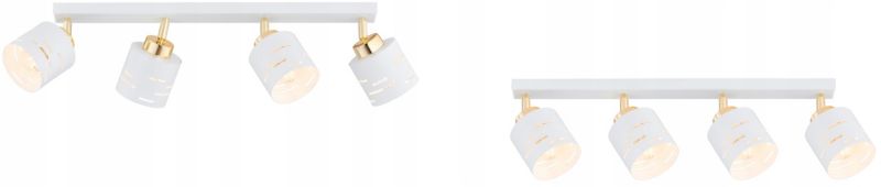 Lampa Sufitowa Szyna Elko-Lighting Regulowana 4-Punktowa Vox E27 biały 1 szt