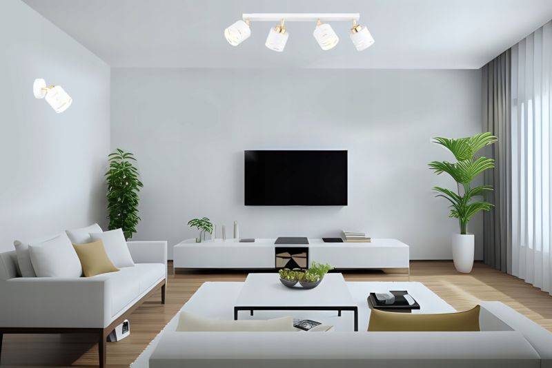 Lampa Sufitowa Szyna Elko-Lighting Regulowana 4-Punktowa Vox E27 biały 1 szt
