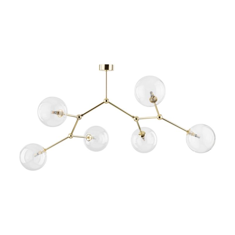 Lampa sufitowa Tk-Lighting Fairy złota lśniąca kulki x6 - 1szt.
