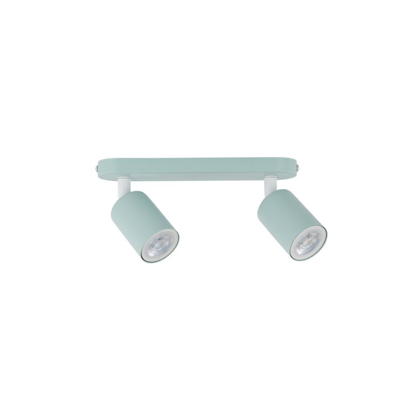Lampa Sufitowa TK Lighting Livia zielona miętowa listwa regulowane spoty 2x gu10-1szt.