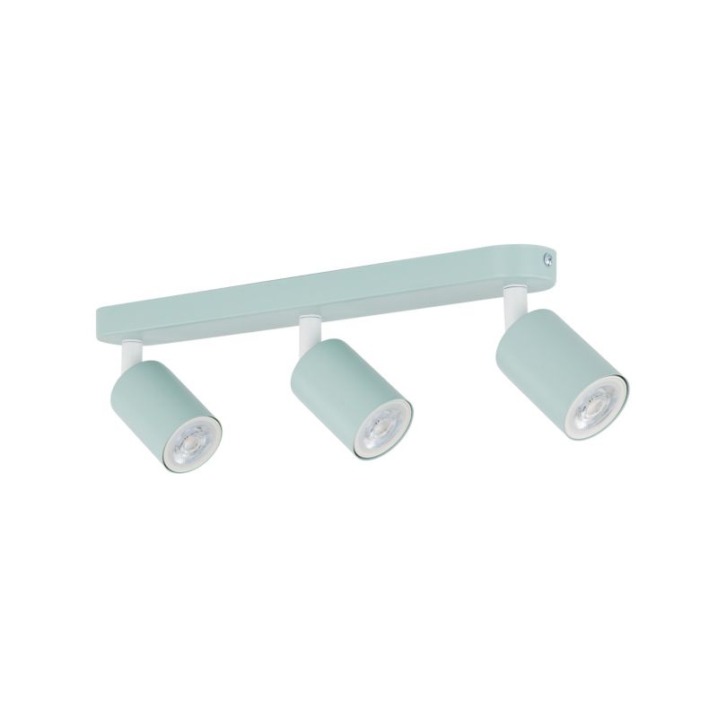 Lampa Sufitowa TK Lighting Livia zielona miętowa listwa regulowane spoty 3x gu10-1szt.