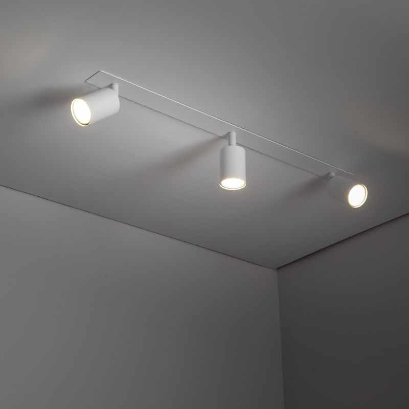 Lampa Sufitowa TK-Lighting Nex biała 3Xgu10 Podtynkowa listwa regulowana - 1szt.