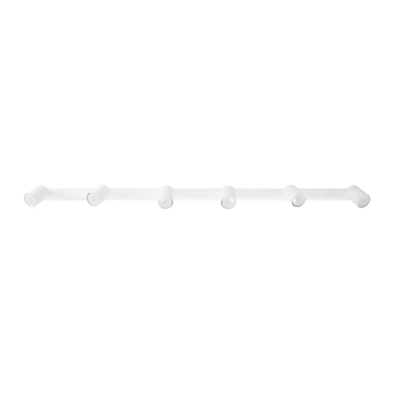 Lampa Sufitowa TK Lighting Nex biała listwa 127cm regulowane spoty 6Xgu10 -1szt.
