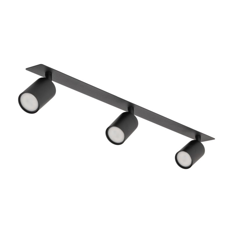 Lampa Sufitowa TK-Lighting Nex czarna 3Xgu10 Podtynkowa listwa regulowana - 1szt.
