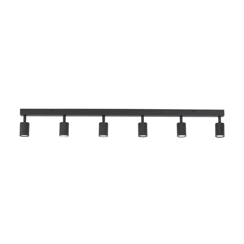Lampa Sufitowa TK Lighting Nex czarna listwa 127cm regulowane spoty 6Xgu10 -1szt.