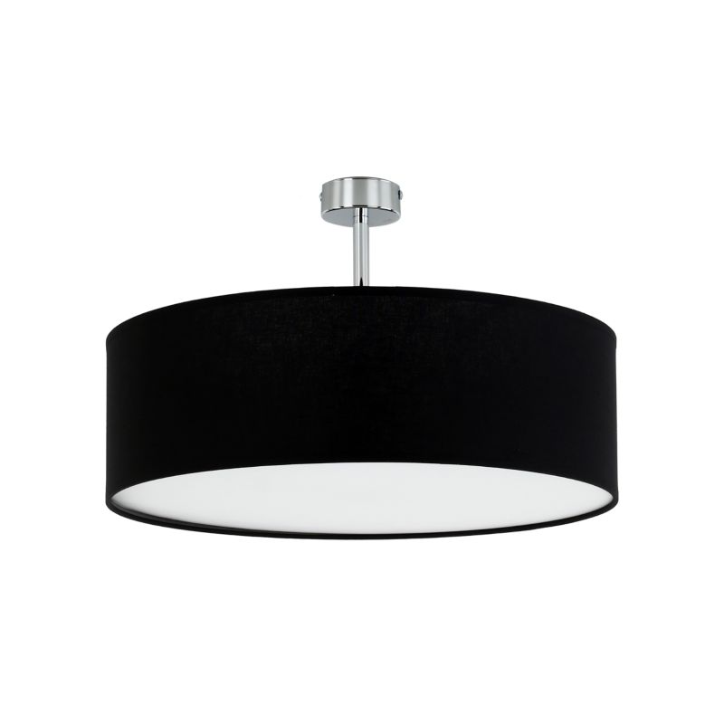 Lampa sufitowa TK Lighting Rondo czarna 50cm 1szt.