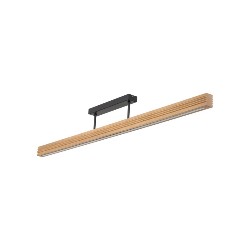 Lampa sufitowa Tk Lighting Viga ryflowana drewniana belka Wood Led Sosna Szczotkowana Postarzana - 1szt.
