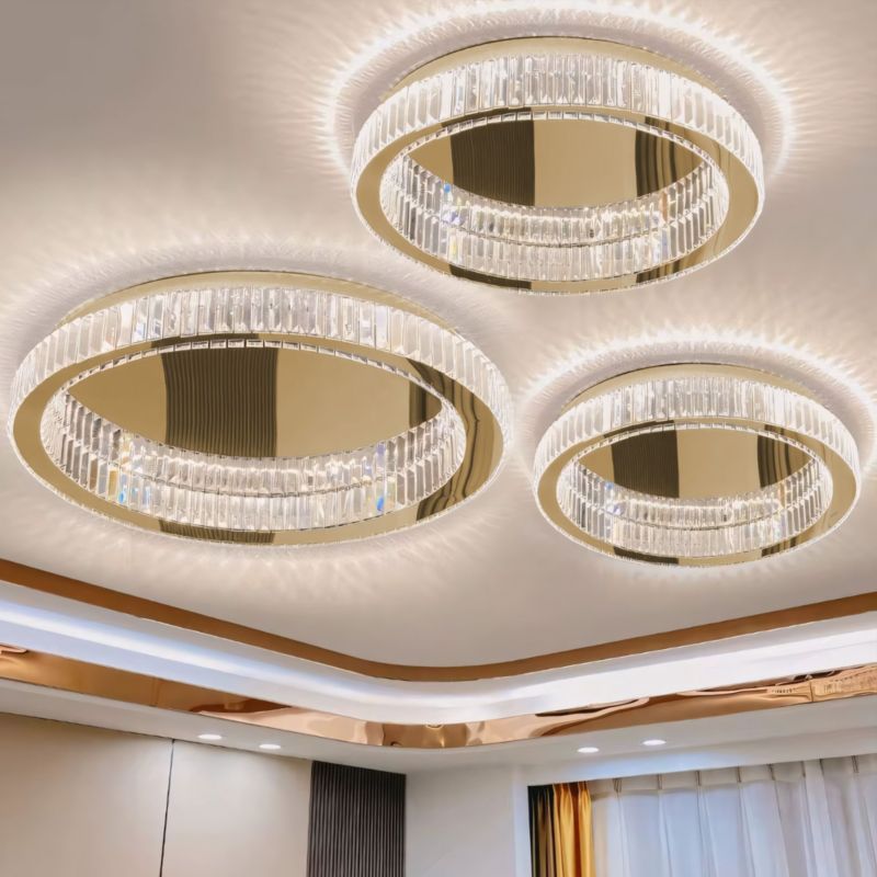 Lampa Sufitowa Toolight App1719-C Złoty