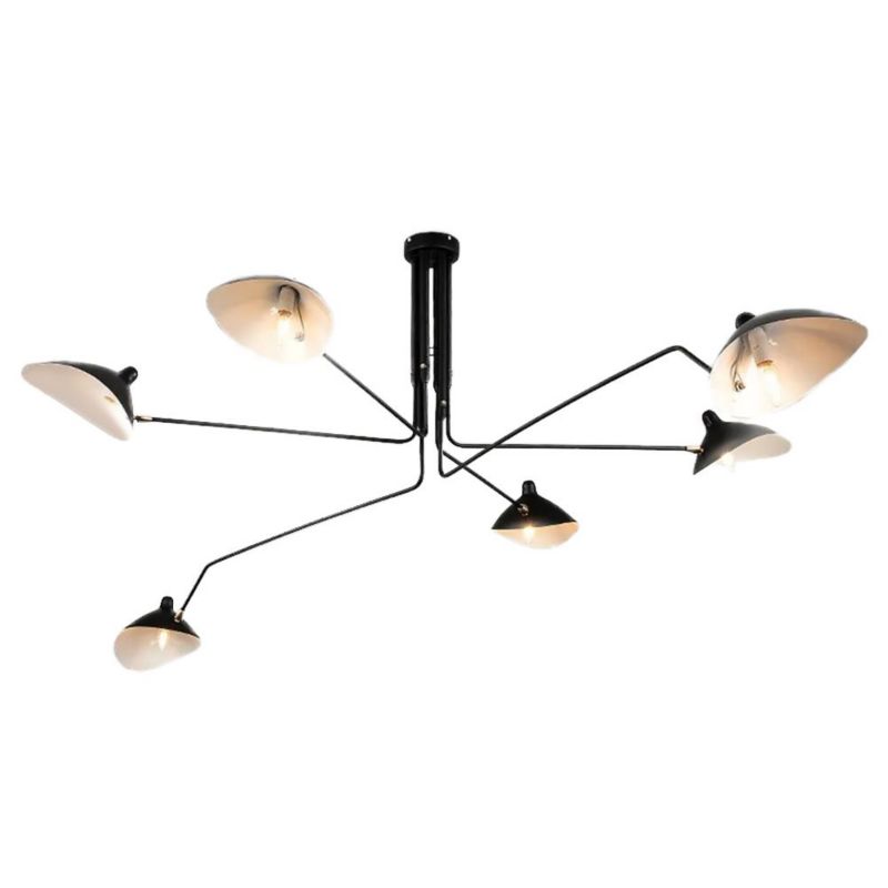 Lampa Sufitowa Toolight App570-6C Czarny