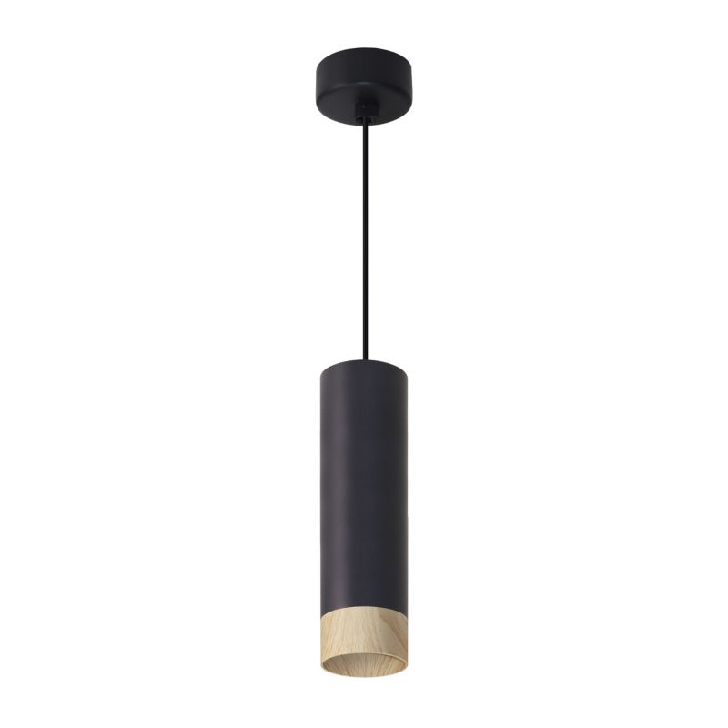 Lampa sufitowa tuba Candellux Conti czarna 1xGU10x15W IP20 wym:115x5,5x5,5cm - 1 szt.