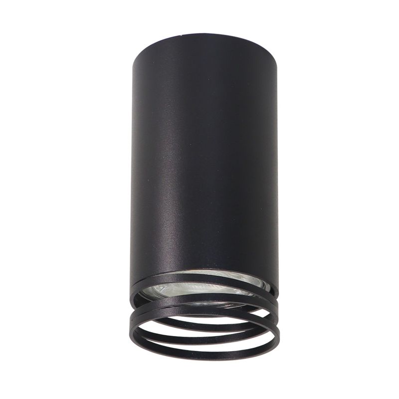 Lampa sufitowa tuba Candellux Tuba czarna 1xGU10x15W IP20 wym:10,5x5,5x5,5cm - 1 szt.