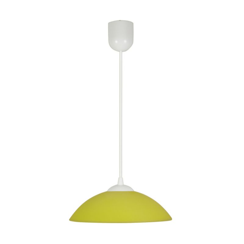 Lampa sufitowa żółty klosz Candellux Fino żółto-biała 1xE27x60W IP20 wym:70x28x28cm - 1 szt.