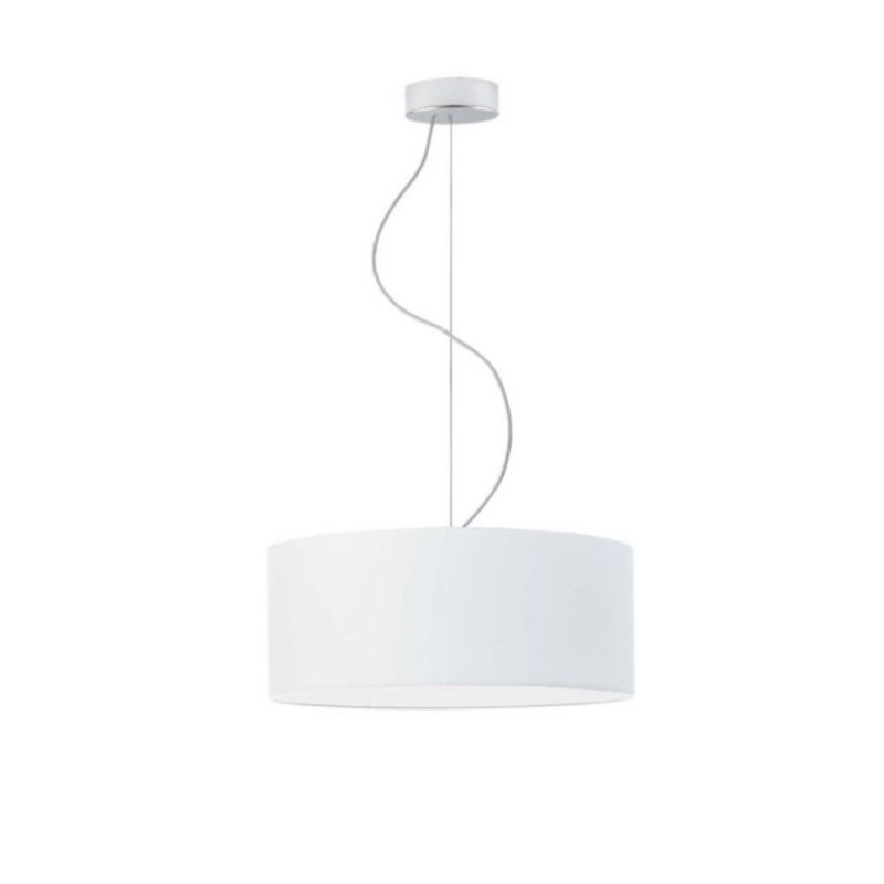 Lampa sufitowa Volta Light Factory żyrandol lampa wisząca z abażurem walec 40 cm BLUES 1szt.