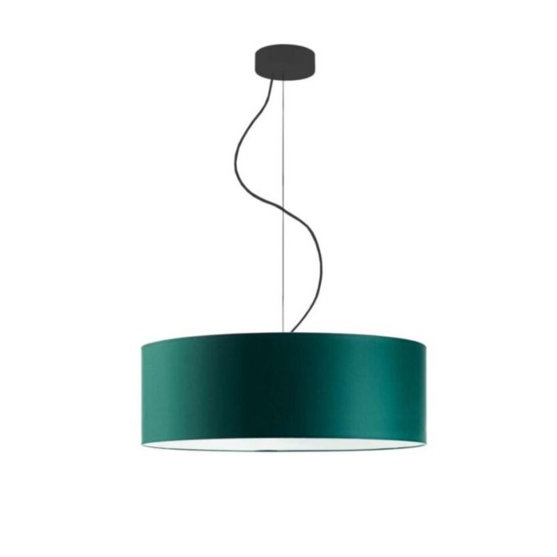 Lampa sufitowa Volta Light Factory żyrandol lampa wisząca z abażurem walec 50 cm BLUES 1szt.