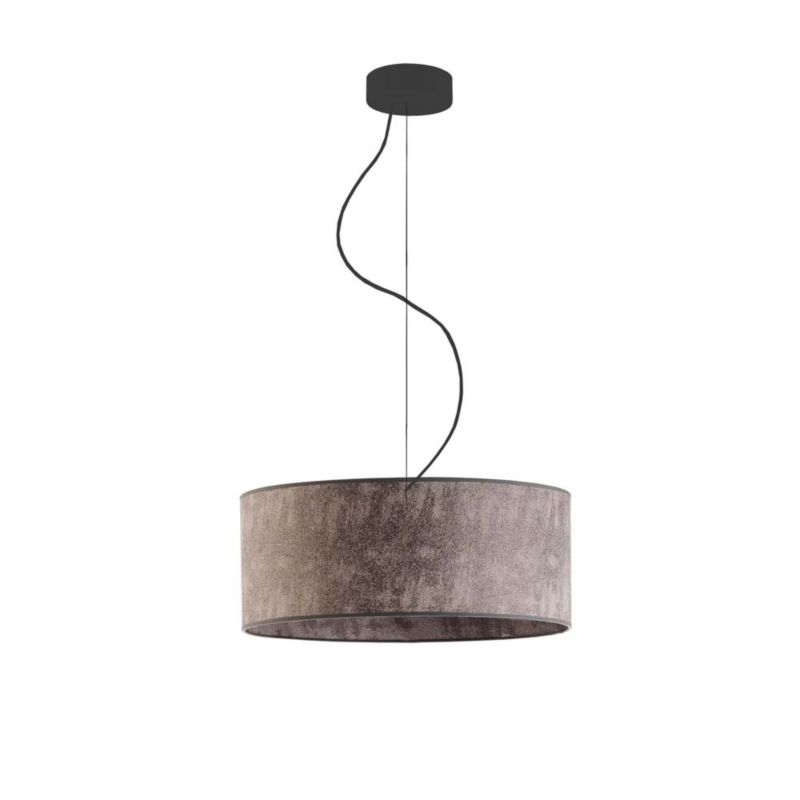 Lampa sufitowa Volta Light Factory żyrandol lampa wisząca z abażurem walec Beton 40 cm BLUES 1szt.