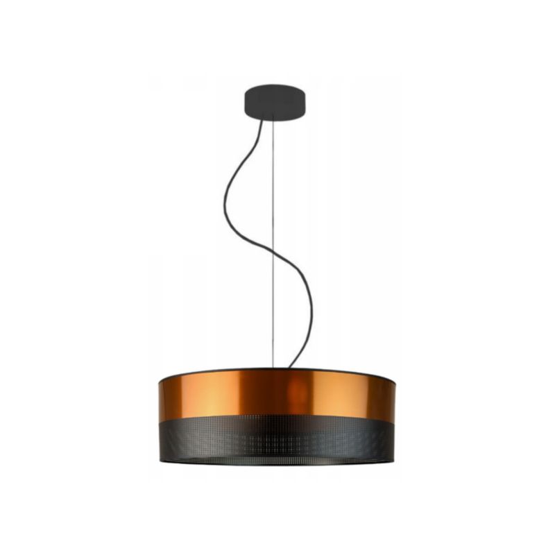 Lampa sufitowa Volta Light Factory żyrandol lampa wisząca z abażurem walec Miedziany 50 cm BLUES 1szt.