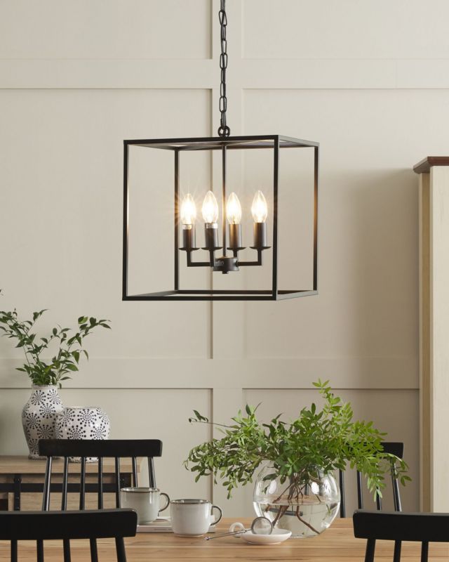 Lampa sufitowa Wanchet Metal Czarny 1 szt.