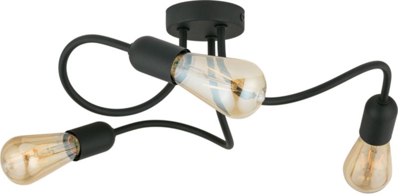 Lampa Sufitowa WAVE TK Lighting metalowa 3xE27 48x48 cm 1szt.