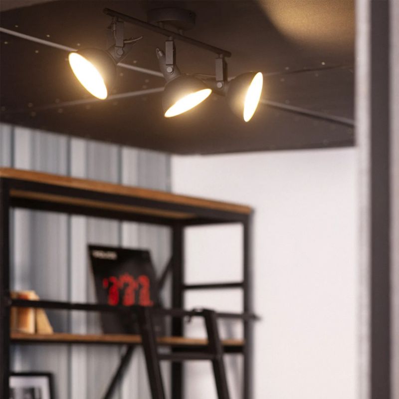 Lampa sufitowa wisząca Abruzzo Retro 4630 czarno-złota retro 3xE14 x 20W 1 szt.