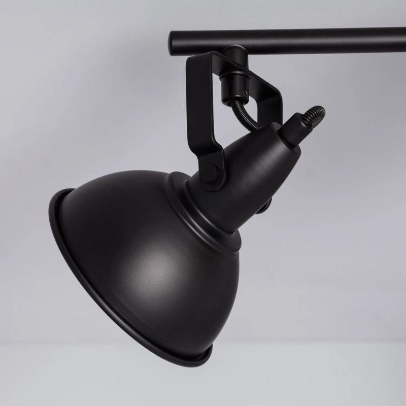 Lampa sufitowa wisząca Abruzzo Retro 4647 czarno-złota retro 4xE14 x 20W 1 szt.