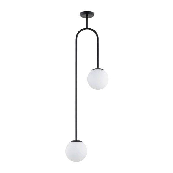 Lampa sufitowa wisząca Alfa Vector 4481 czarna 15 cm szerokości 2xE14 x ...