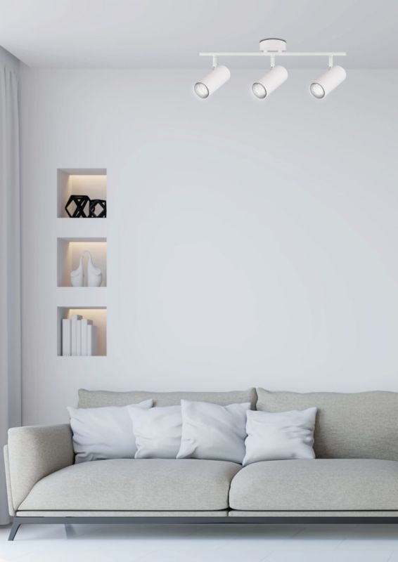 Lampa sufitowa wisząca Candellux Colly 1689 biała reflektorki 3xGU10 x 15W 1 szt.