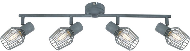 Lampa sufitowa wisząca Candellux Viking 8033 szara szerokość 87 cm 4xE14 x 40W 1 szt.