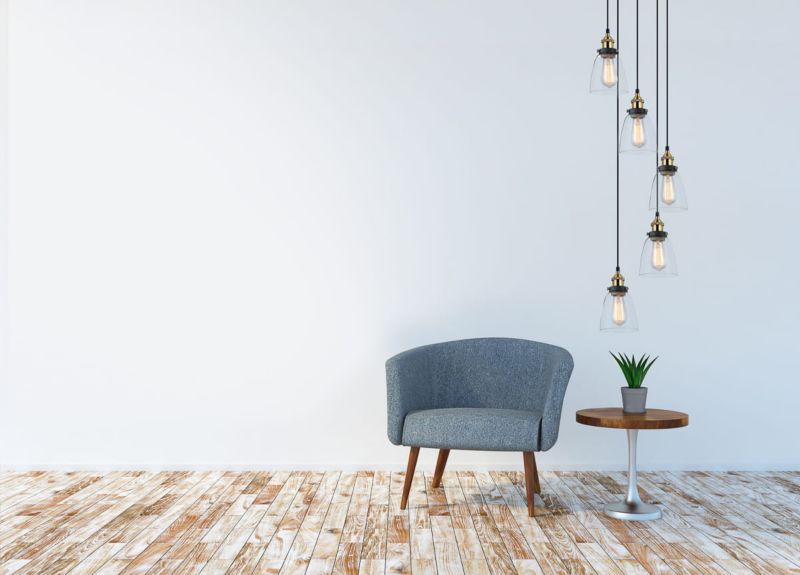 Lampa sufitowa wisząca Italux Francis 2001 czarno-złota-przezroczysty industrialna 5xE27 x 40W 1 szt.