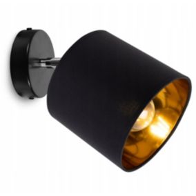 Lampa sufitowa wisząca kinkiet Light Home LH Gama 1x E27 60W czarny/złoty 1szt.