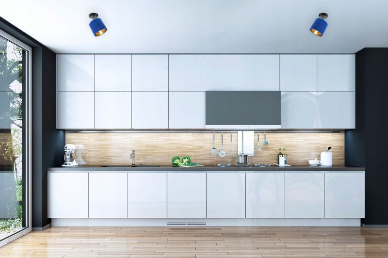 Lampa sufitowa wisząca kinkiet Light Home LH Gama 1x E27 60W niebieski/złoty 1szt.