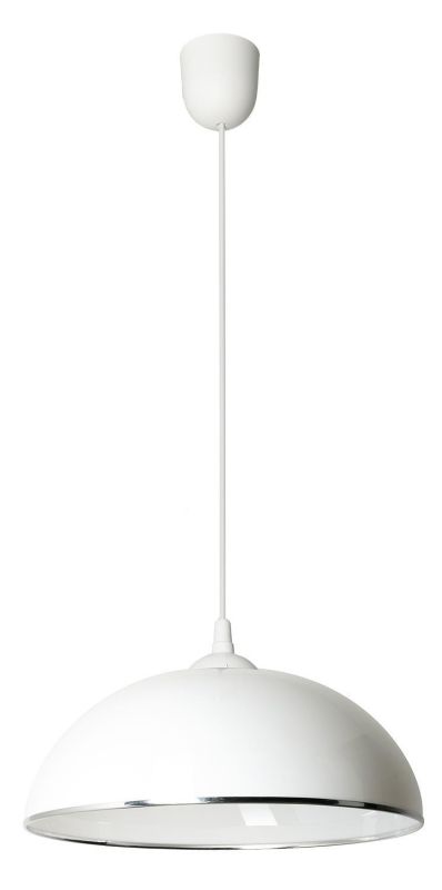 Lampa sufitowa wisząca Lampex Anja biała wym: 70 x 38 cm 1xE27 x   1 szt.