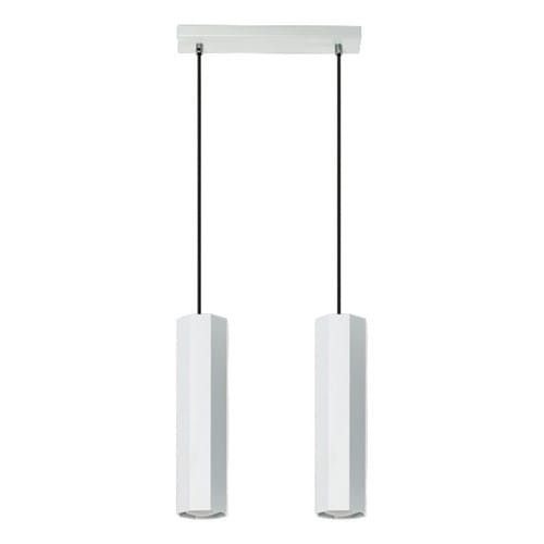 Lampa sufitowa wisząca Lampex Astral biała wym: 80 x 30 cm 2xGU10 x 40W 1 szt.