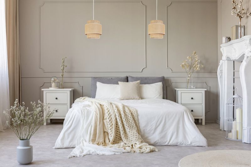 Lampa sufitowa wisząca Light Home Boho 1x E27 60W juta biały/beżowy 1szt.