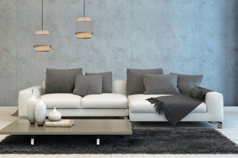 Lampa sufitowa wisząca Light Home Boho 1x E27 60W juta czarny/szary 1szt.