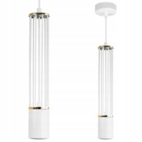 Lampa sufitowa wisząca Light Home LH Aria 1x GU10 biały/złoty 1szt.