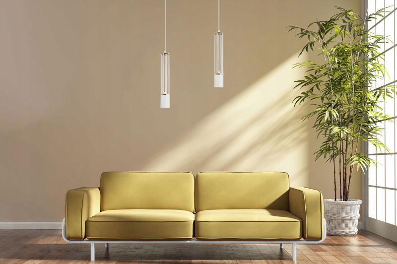 Lampa sufitowa wisząca Light Home LH Aria 2x GU10 biały/złoty 1szt.