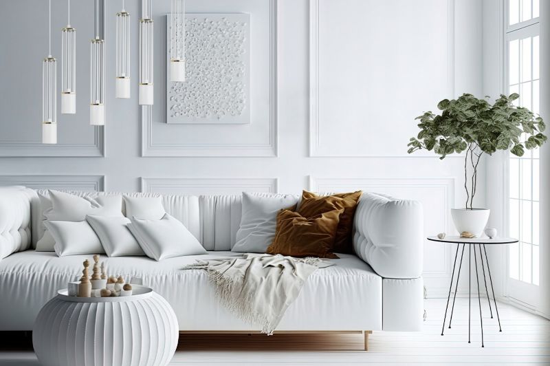 Lampa sufitowa wisząca Light Home LH Aria 6x GU10 biały/złoty 1szt.