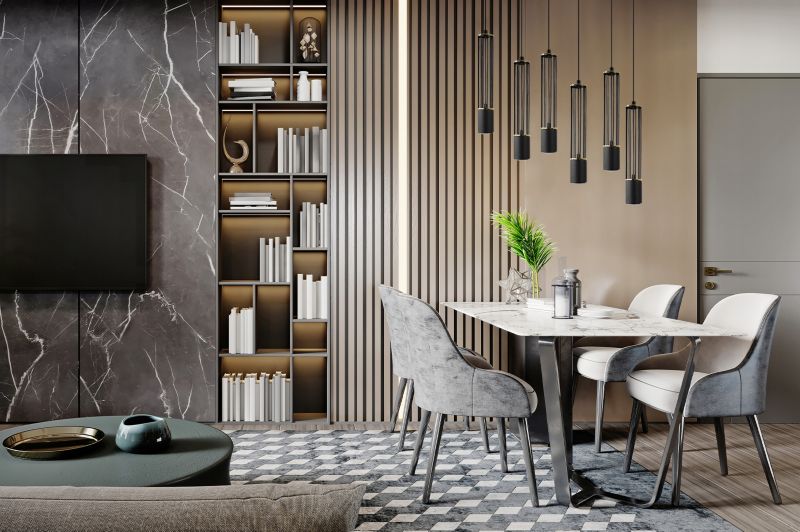 Lampa sufitowa wisząca Light Home LH Aria 6x GU10 czarny/złoty 1szt.