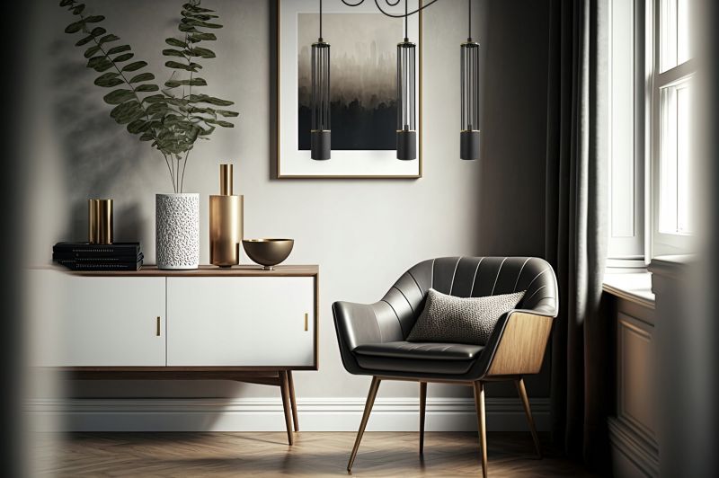 Lampa sufitowa wisząca Light Home LH Aria Spider 3x GU10 czarny/złoty 1szt.