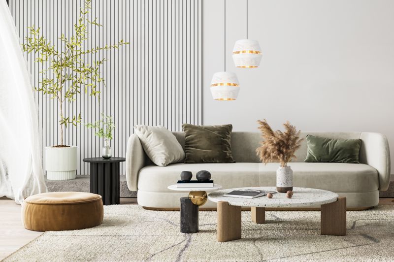 Lampa sufitowa wisząca Light Home LH Asti Duo 1x E27 60W biały podstawa czarna 1szt.