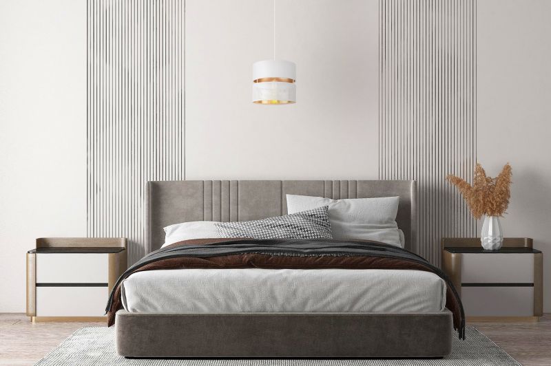 Lampa sufitowa wisząca Light Home LH Asti Duo 1x E27 60W klosz 20cm biały podstawa biała 1szt.