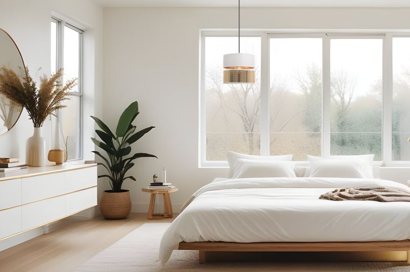 Lampa sufitowa wisząca Light Home LH Asti Duo 1x E27 60W klosz 20cm biały podstawa czarna 1szt.