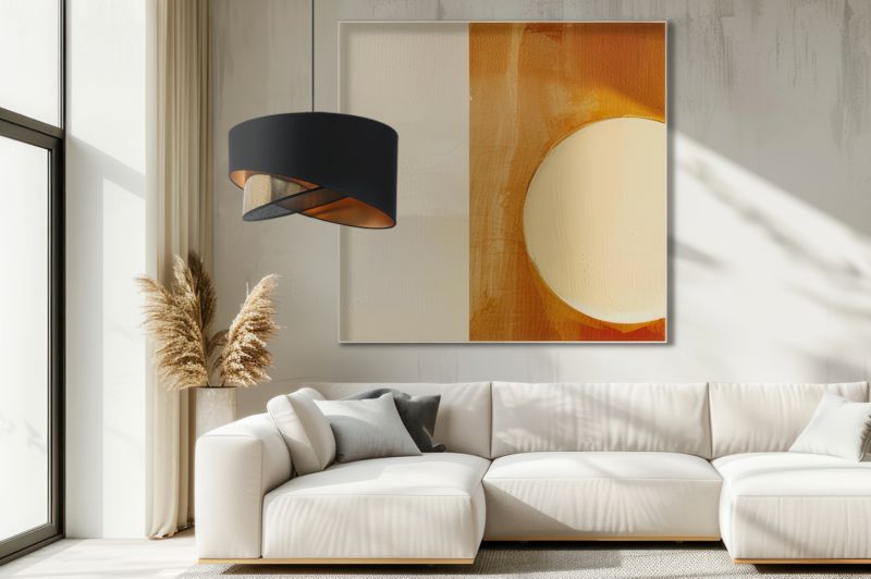 Lampa sufitowa wisząca Light Home LH Asti Skos C Czarny 1x E27 60W czarny/złoty 1szt.