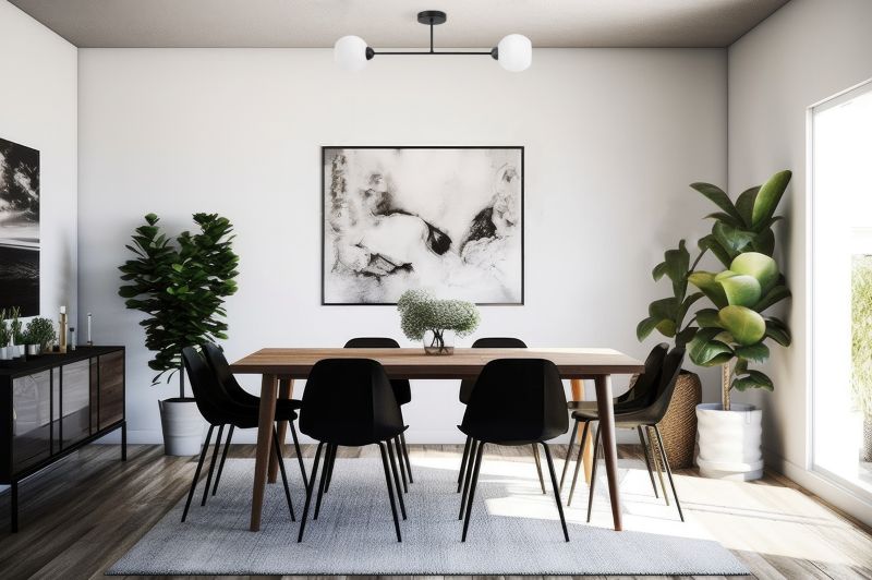 Lampa sufitowa wisząca Light Home LH Asturia 2x E27 60W czarny klosz biały 1szt.