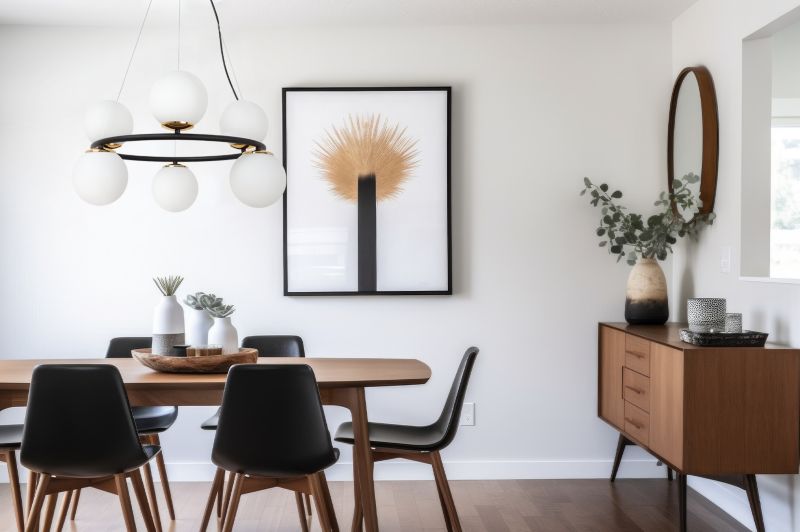 Lampa sufitowa wisząca Light Home LH Aura 6x E14 40W czarny/złoty klosz biały 1szt.