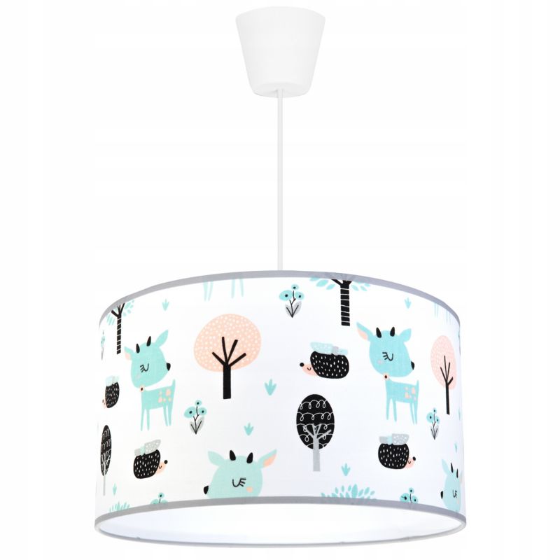 Lampa sufitowa wisząca Light Home LH Bambi dziecięca 1x E27 60W 35cm niebieska 1szt.